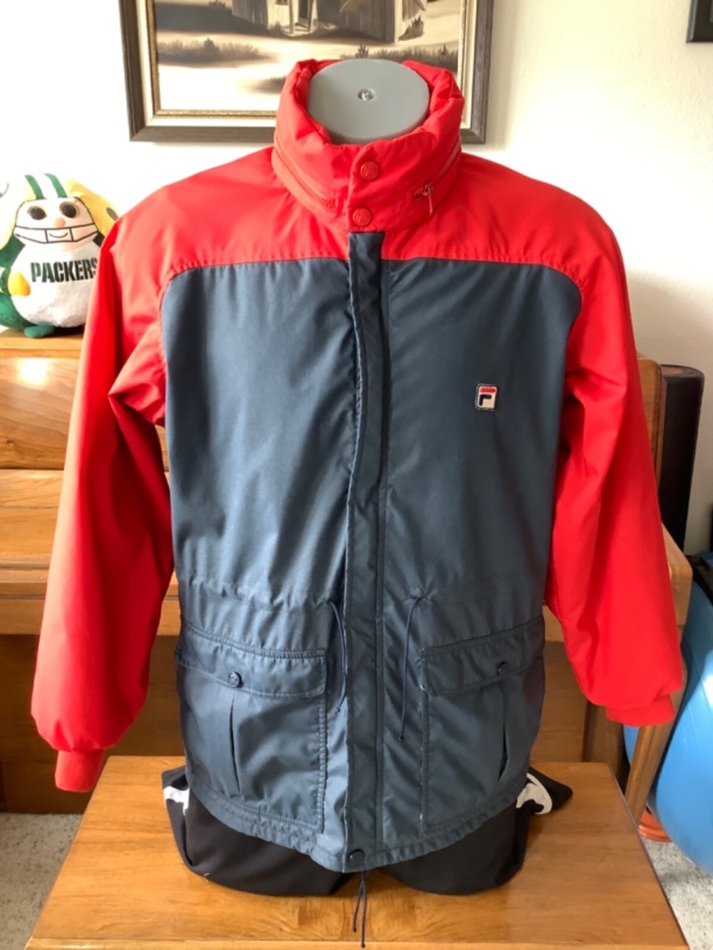 Vintage 1980's FILA Mens Colorblock MOUNTAIN PARKA JACKET Size 40 Made in Italy